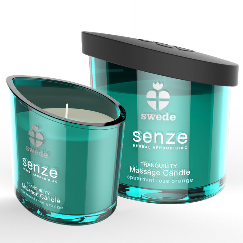 SWEDE - BOUGIE DE MASSAGE SWEEDE SENZE TRANQUILITY MENTHE VERTE