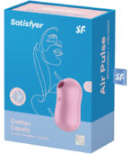 SATISFYER - STIMULATEUR ET VIBRATEUR D'IMPULSIONS D'AIR DE BARBE À COTON LILAS