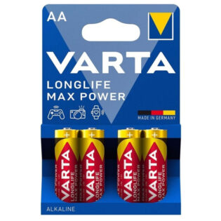 VARTA - MAX POWER PILE ALCALINE AA LR6 4 UNITÉ