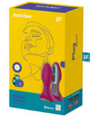 SATISFYER - APPLICATION DE PLUG VIBRANT ROTATOR PLUG 2+ ROUGE