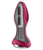 SATISFYER - APPLICATION DE PLUG VIBRANT ROTATOR PLUG 2+ ROUGE