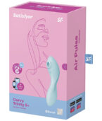 SATISFYER - APPLICATION STIMULATEUR ET VIBRATEUR CURVY TRINITY 5 BLEU