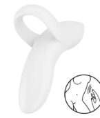 SATISFYER - VIBRATEUR  DOIGTS BOLD LOVER BLANC