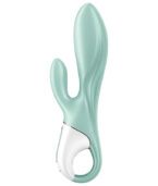 SATISFYER - AIR PUMP BUNNY 5+ APPLICATION GONFLABLE LAPIN VIBRATEUR VERT