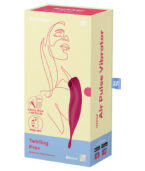 SATISFYER - APPLICATION DE STIMULATEUR ET VIBRATEUR TWIRLING PRO+ ROUGE