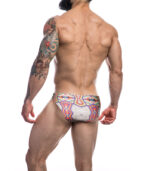 CUT4MEN - SLIP TAILLE BASSE AZTEC M