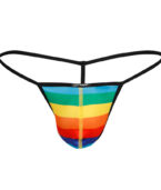 CUT4MEN - G-STRING PROVOCATEUR ARC-EN-CIEL XL