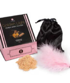 SECRETPLAY - GOLDEN LIGHT KIT POUDRE COMESTIBLE ET PLUME APHRODISIAQUE CHOCOLAT