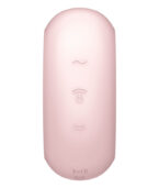 SATISFYER - STIMULATEUR ET VIBRATEUR DOUBLE AIR PULSE PRO TO GO 3 ROSE