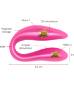 ONINDER - LISBOA G-SPOT & CLITORAL STIMULATEUR ROSE - APPLICATION GRATUITE