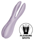 SATISFYER - VIBRATEUR THREESOME 2 VIOLET