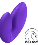 SATISFYER - VIBRATEUR  DOIGTS LOVE RIOT VIOLET