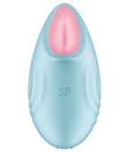 SATISFYER - VIBRATEUR  POSER TROPICAL TIP BLEU