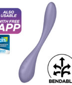 SATISFYER - VIBRATEUR MULTI G-SPOT FLEX 5 LILAS