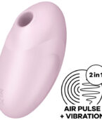 SATISFYER - STIMULATEUR ET VIBRATEUR VULVA LOVER 3 ROSE