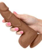 CALEXOTICS - CLOUS EN SILICONE 15.24 CM MARRON