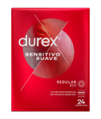 DUREX - DOUX ET SENSIBLE 24 UNITÉS