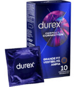 DUREX - CONNEXION PARFAITE SILICONE LUBRIFICATION EXTRA 10 UNITÉS