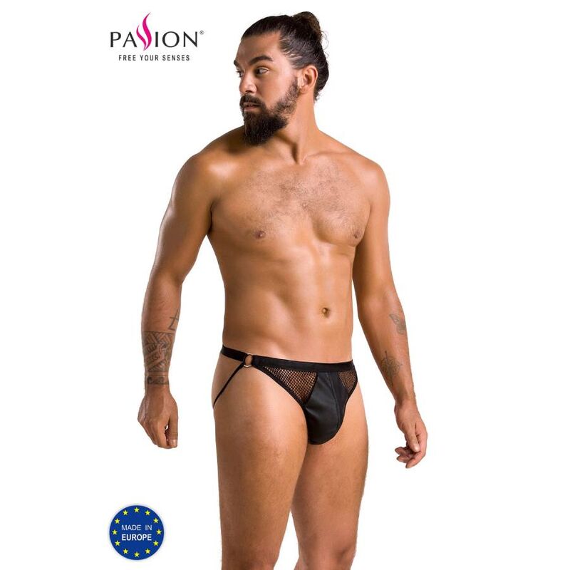 PASSION - 034 SLIP OUVERT LUKE NOIR L/XL