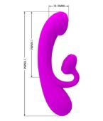 PRETTY LOVE - VIBRATEUR SINCERE ET VENTOUSE DE CLITORIS SILICONE VIOLET