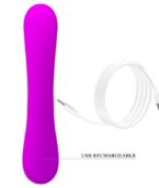 PRETTY LOVE - VIBRATEUR SINCERE ET VENTOUSE DE CLITORIS SILICONE VIOLET