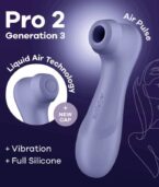 SATISFYER - PRO 2 GÉNÉRATION 3 TECHNOLOGIE AIR LIQUIDE LILAS