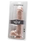 GET REAL - GODE 28 CM AVEC BILLES EN PEAU