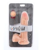 GET REAL - GODE DOUBLE DENSITÉ 18 CM BALLES PEAU