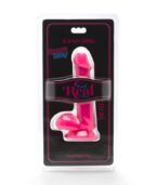 GET REAL - GODE HAPPY DICKS 12 CM BALLES ROSE