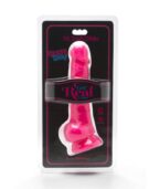 GET REAL - HAPPY DICKS 19 CM AVEC BALLES ROSE