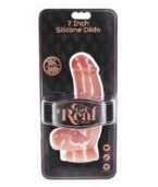 GET REAL - GODE EN SILICONE 18 CM AVEC BALLES PEAU