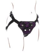 GET REAL - HARNAIS EN DENTELLE  STRAP-ON VIOLET