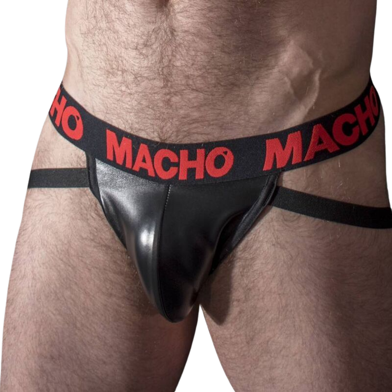 MACHO - MX25RC JOCK CUIR ROUGE L