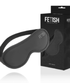 FETISH SUBMISSIVE - MASQUE EN CUIR VÉGAN II AVEC DOUBLURE EN NOPRÈNE