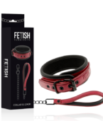 FETISH SUBMISSIVE DARK ROOM - COLLIER CHAÎNE DOUBLURE EN NÉOPRÈNE