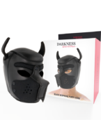 DARKNESS - MASQUE POUR CHIEN EN NÉOPRÈNE AVEC MUSEAU AMOVIBLE M