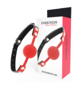 DARKNESS - BÂILLON EN SILICONE ROUGE