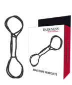 DARKNESS - MENOTTES EN CORDE OU MENOTTES DE CHEVILLE 100% COTON