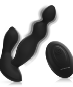 BLACK&SILVER - TÉLÉCOMMANDE EN SILICONE POUR PLUG ANAL CORA