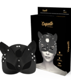 COQUETTE CHIC DESIRE - MASQUE EN CUIR VEGAN AVEC OREILLES DE CHAT