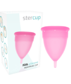 STERCUP - COUPE MENSTRUELLE EN SILICONE FDA ROSE - TAILLE L