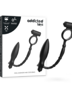 ADDICTED TOYS - PLUG ANAL AVEC ANNEAU VIBRANT