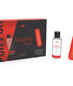 INTT RELEASES - KIT DOUBLE FUN AVEC BULLET VIBRANT ET GEL DE MASSAGE À LA FRAISE