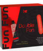 INTT RELEASES - KIT DOUBLE FUN AVEC BULLET VIBRANT ET GEL DE MASSAGE À LA FRAISE