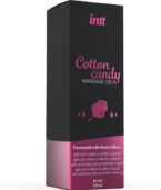 INTT MASSAGE & ORAL SEX - GEL DE MASSAGE SAVEUR COTTON BABE À PAPA ET EFFET CHAUFFANT