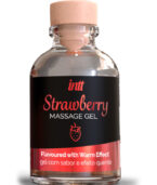 INTT MASSAGE & ORAL SEX - GEL DE MASSAGE EFFET CHAUD SAVEUR FRAISE