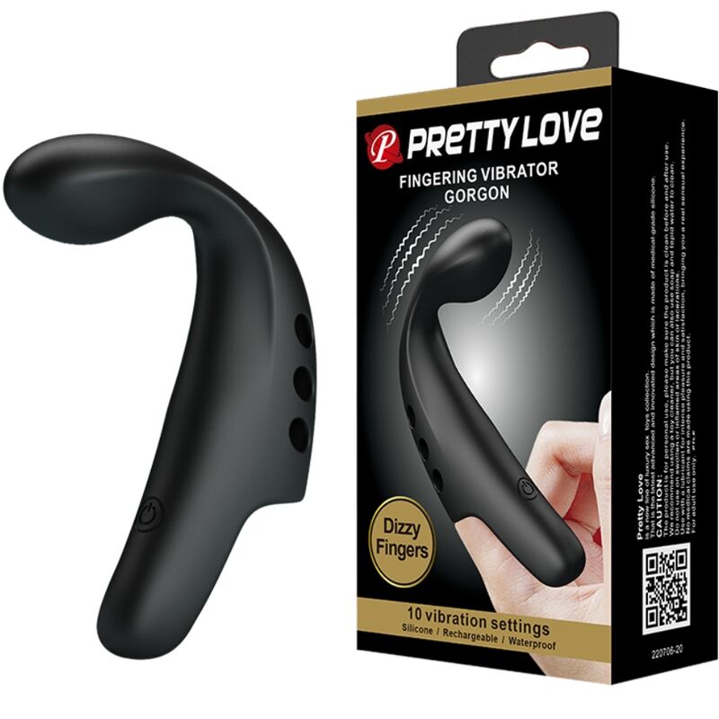 PRETTY LOVE - DÉS VIBRATEUR BLACK GORGON