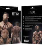 FETISH SUBMISSIVE ATTITUDE - HARNAIS JOCK STRAP EN CUIR ÉCOLOGIQUE POUR HOMMES