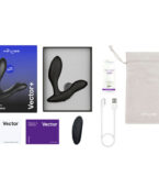 WE-VIBE - MASSEUR DE PROSTATE VECTOR+ NOIR