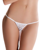 PASSION - EROTIC LINE STRING BLANC MT018